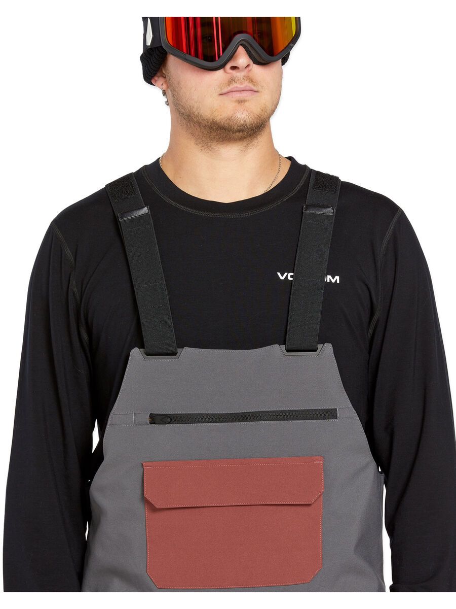 Volcom Roan Bib Overall, caramel - Bild 3