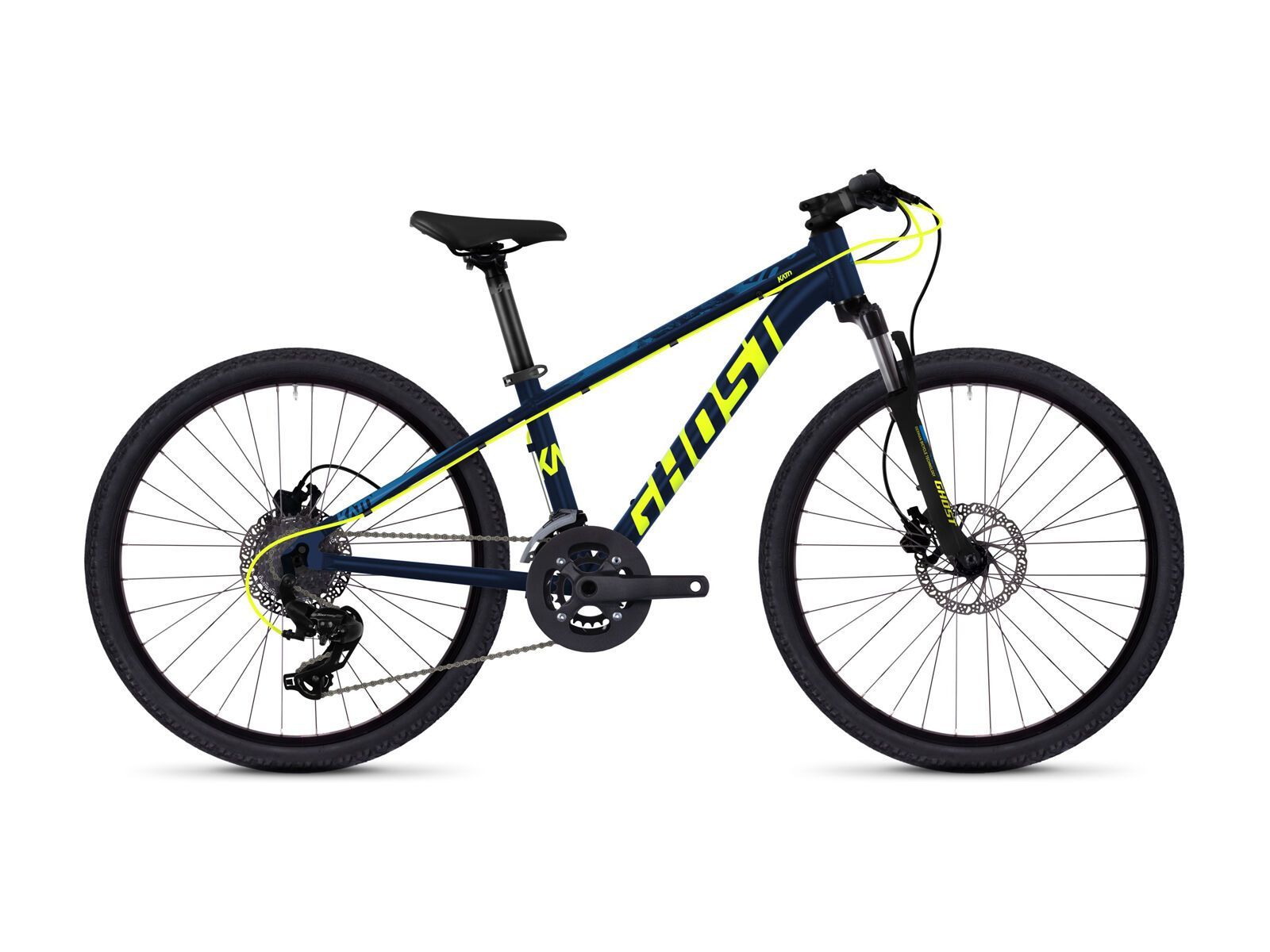 Ghost Kato D4.4 AL, night blue/neon yellow/riot blue - Bild 1