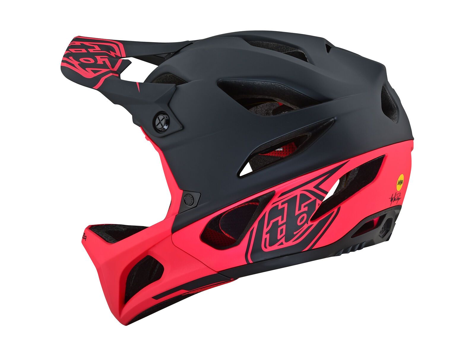 TroyLee Designs Stage Stealth Helmet MIPS, black/pink - Bild 2