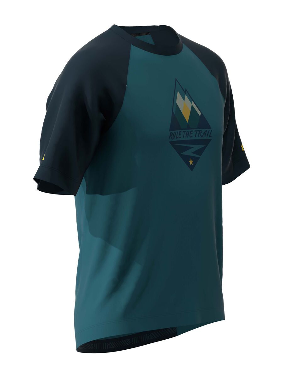 Zimtstern PureFlowz Shirt SS, blue steel/french navy/mimosa - Bild 3