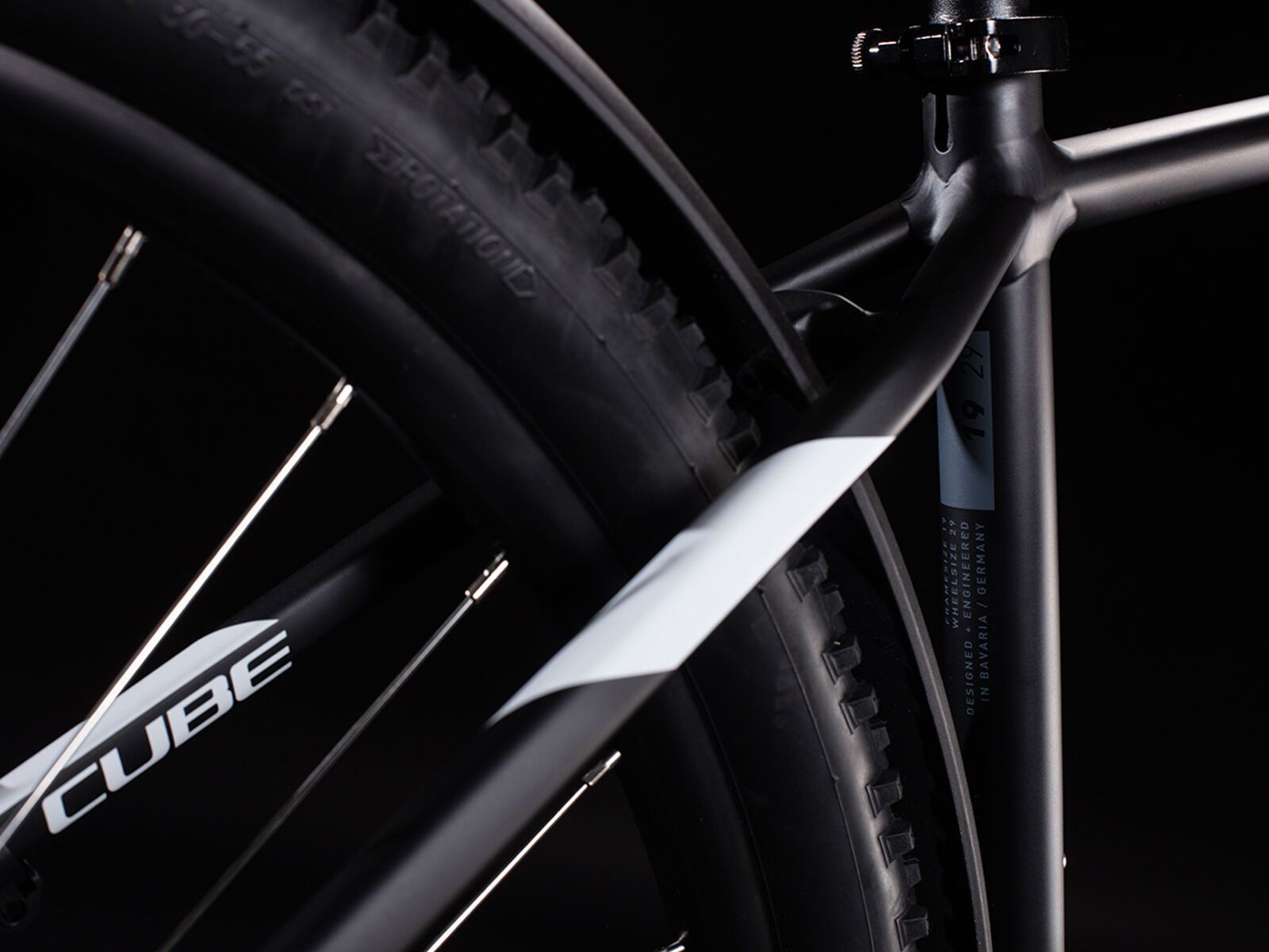 Cube Aim Allroad 27.5, black´n´white - Bild 5