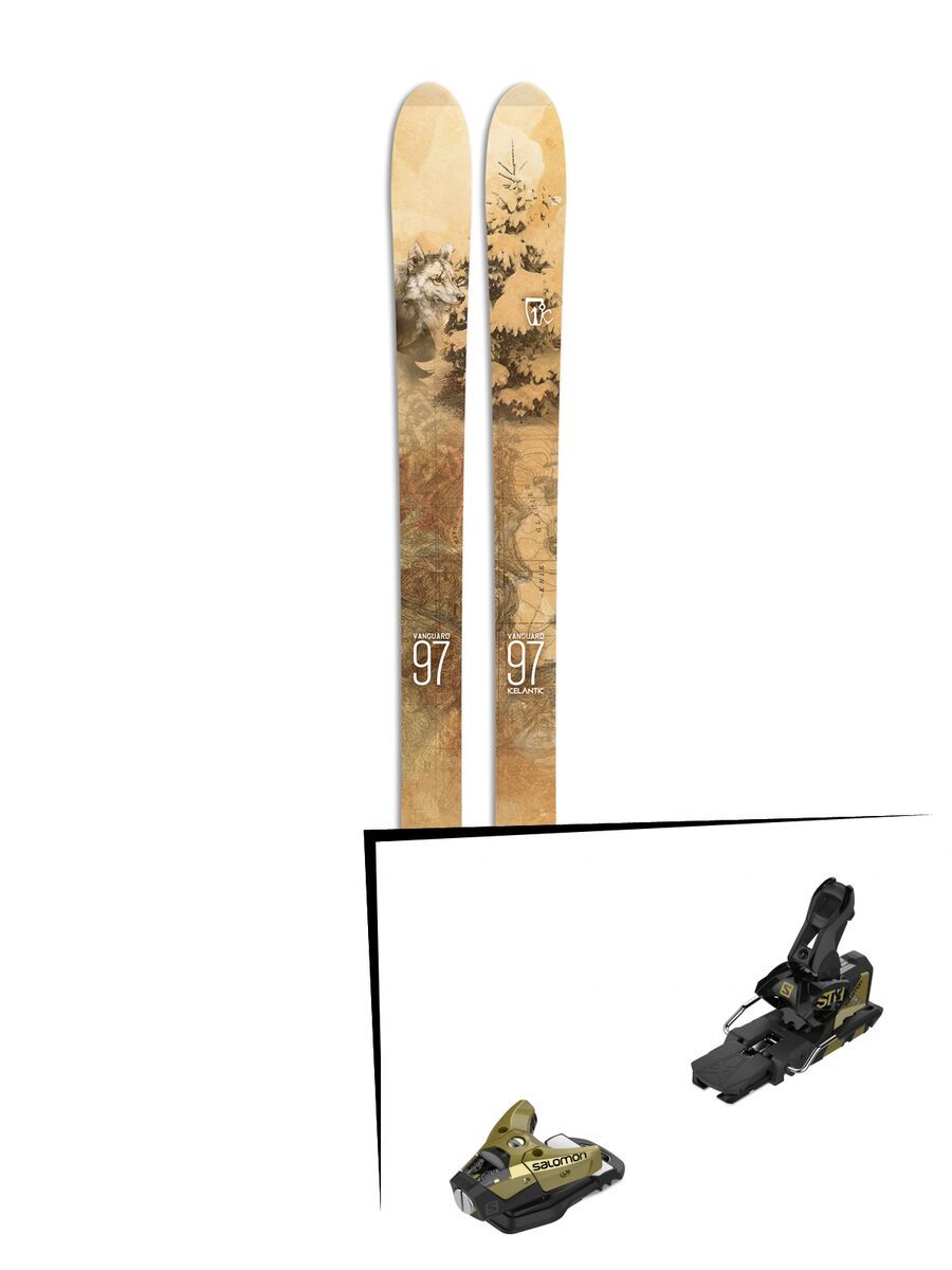 Set: Icelantic Vanguard 97 2017 + Salomon STH2 WTR 16 (2212360) - Bild 1