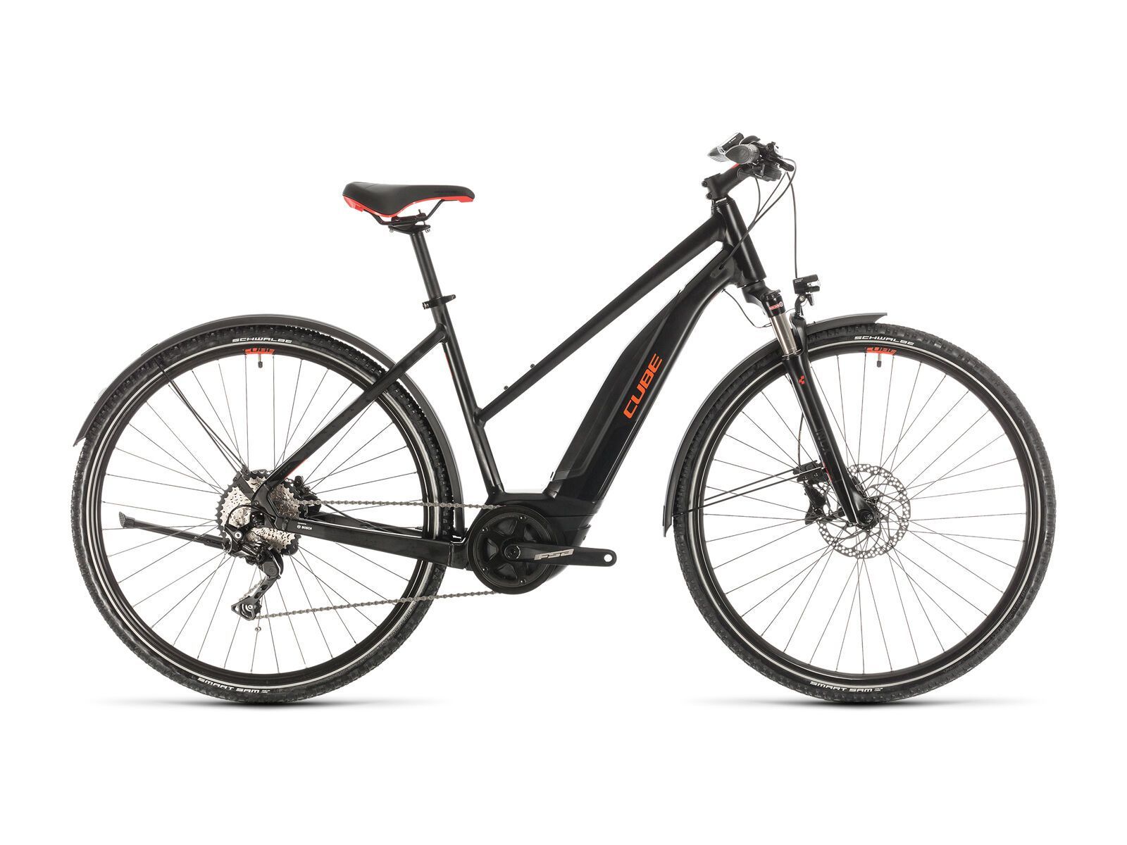 Cube Nature Hybrid EXC Allroad Trapeze, black´n´red - Bild 1