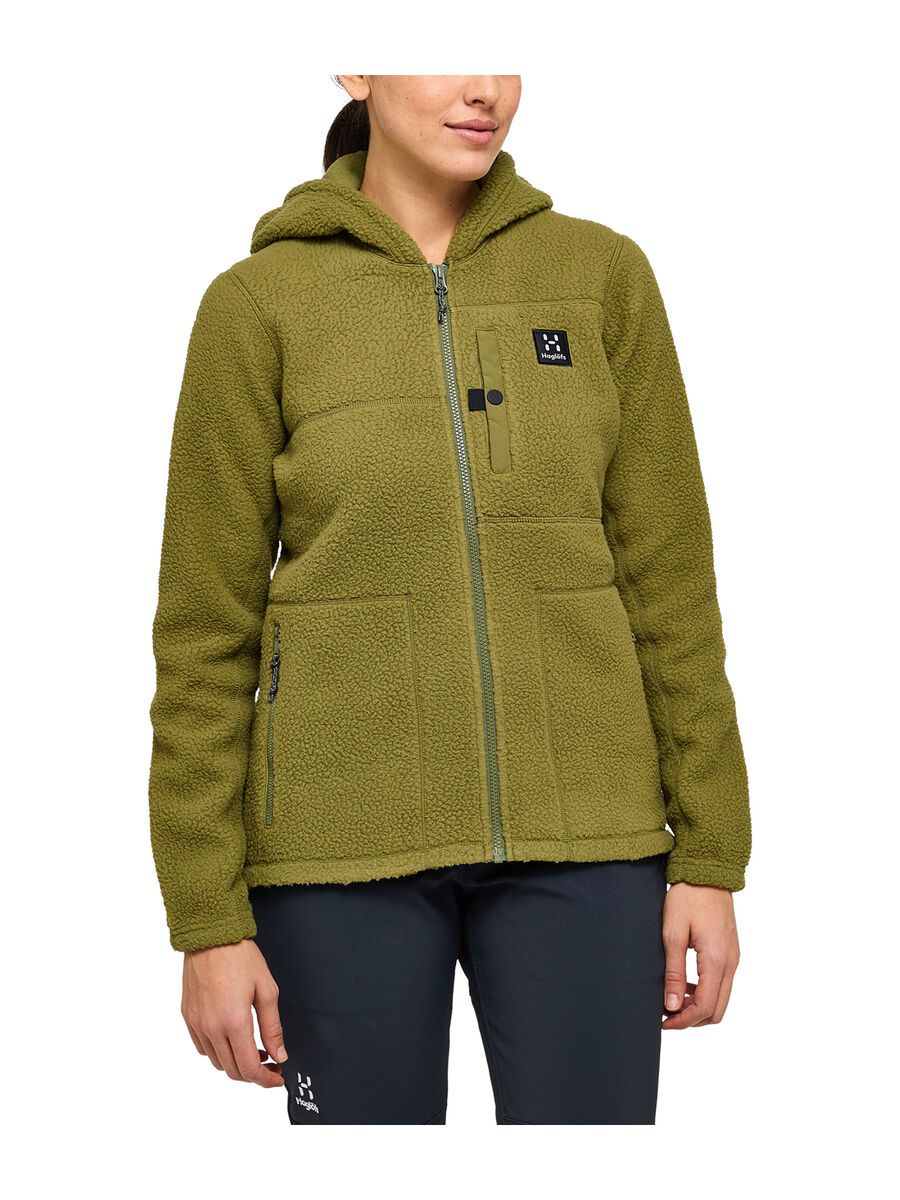 Haglöfs Malung Pile Hood Women, olive green - Bild 3