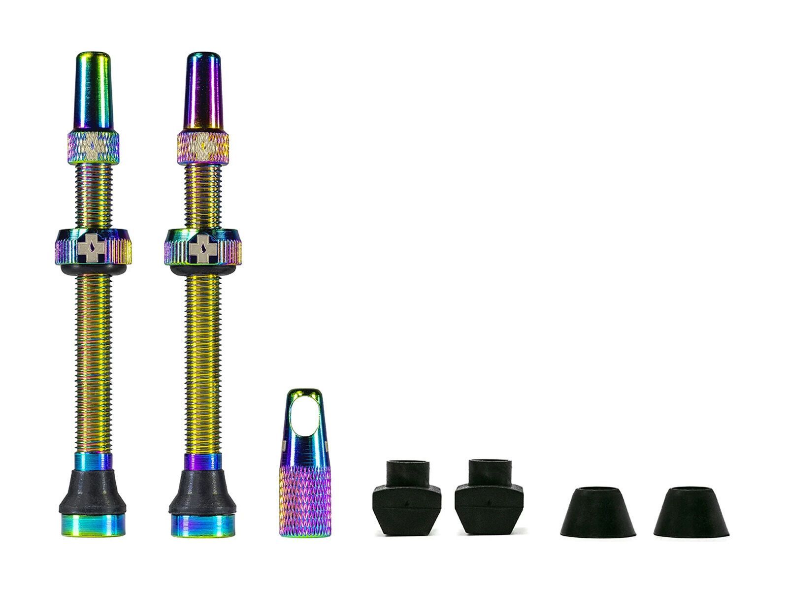 Muc-Off Tubeless Presta Valve - 80 mm, iridescent - Bild 1