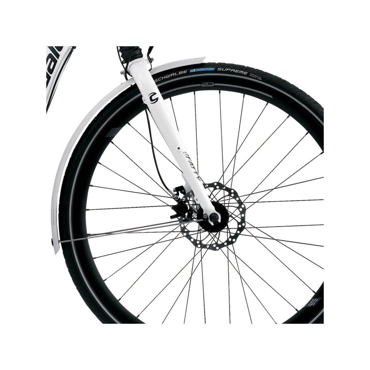 Cannondale E-Series 1 Headshok Step Trough Alfine 300Wh. New HMI, magnesium white gloss - Bild 2