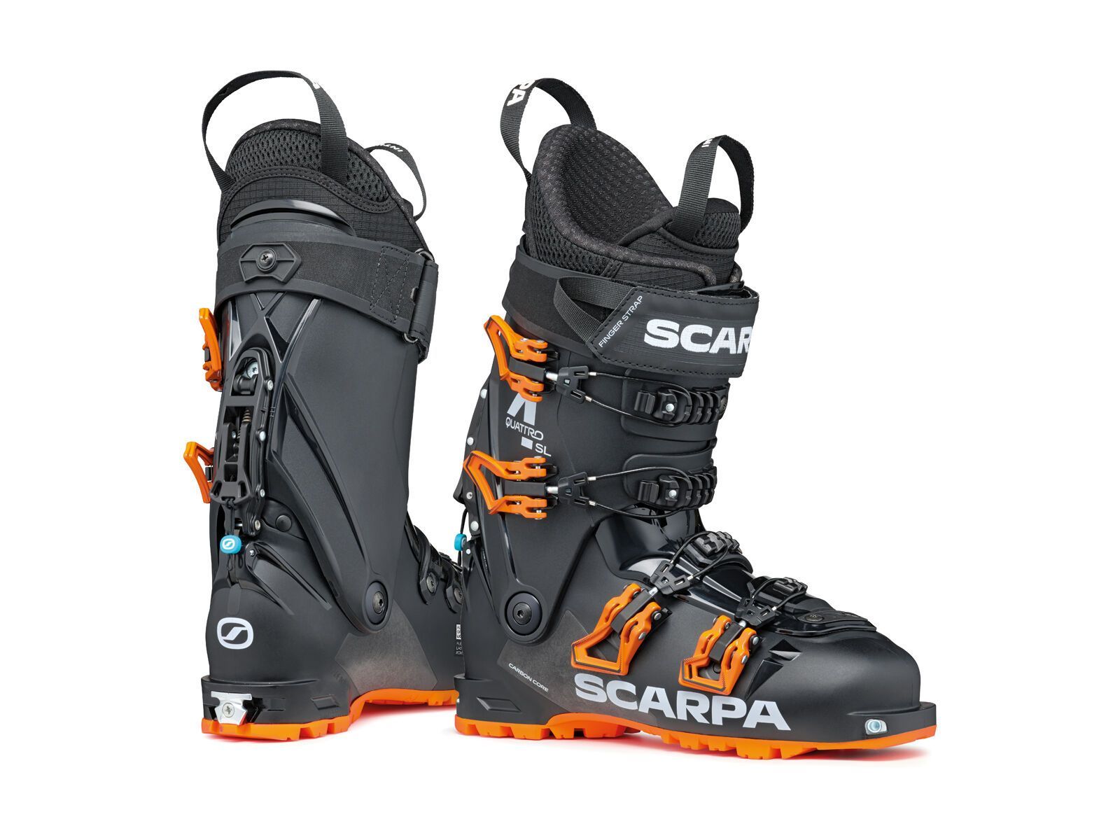 ***2. Wahl*** Scarpa 4-Quattro SL black/orange - Bild 4