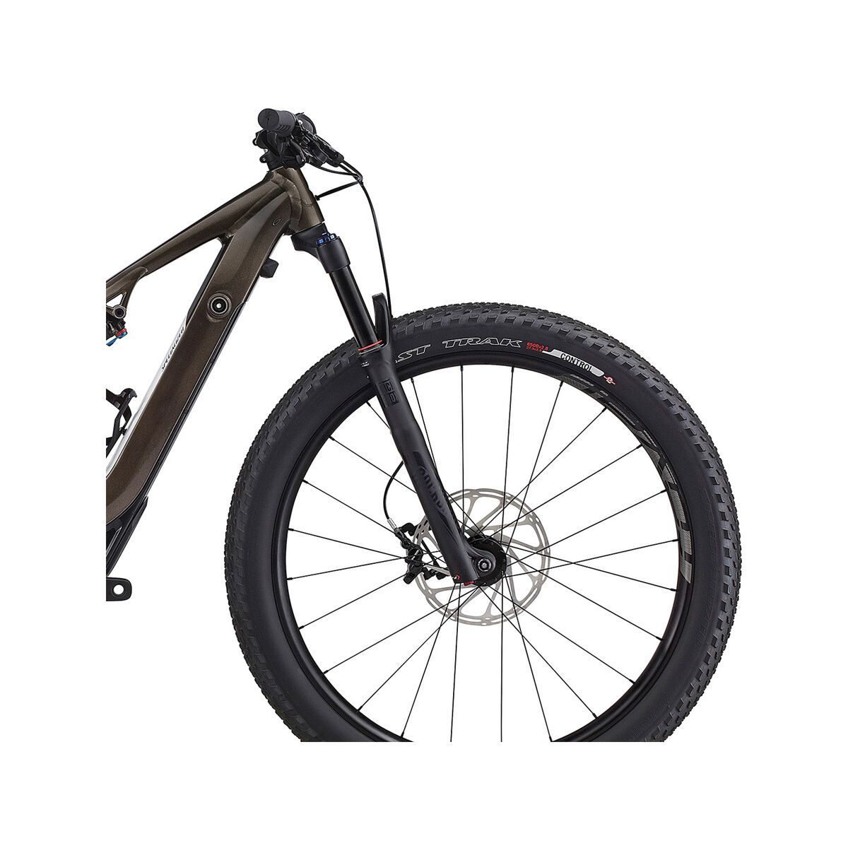 Specialized Woman's Turbo Levo FSR Short Travel 6Fattie, gloss rainbow black tint/metallic white silver - Bild 5