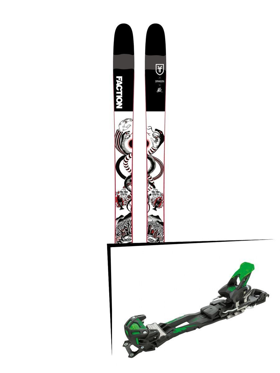Set: Faction Prodigy 3.0 Collab 2019 + Tyrolia Adrenalin 16 solid black flash green - Bild 1