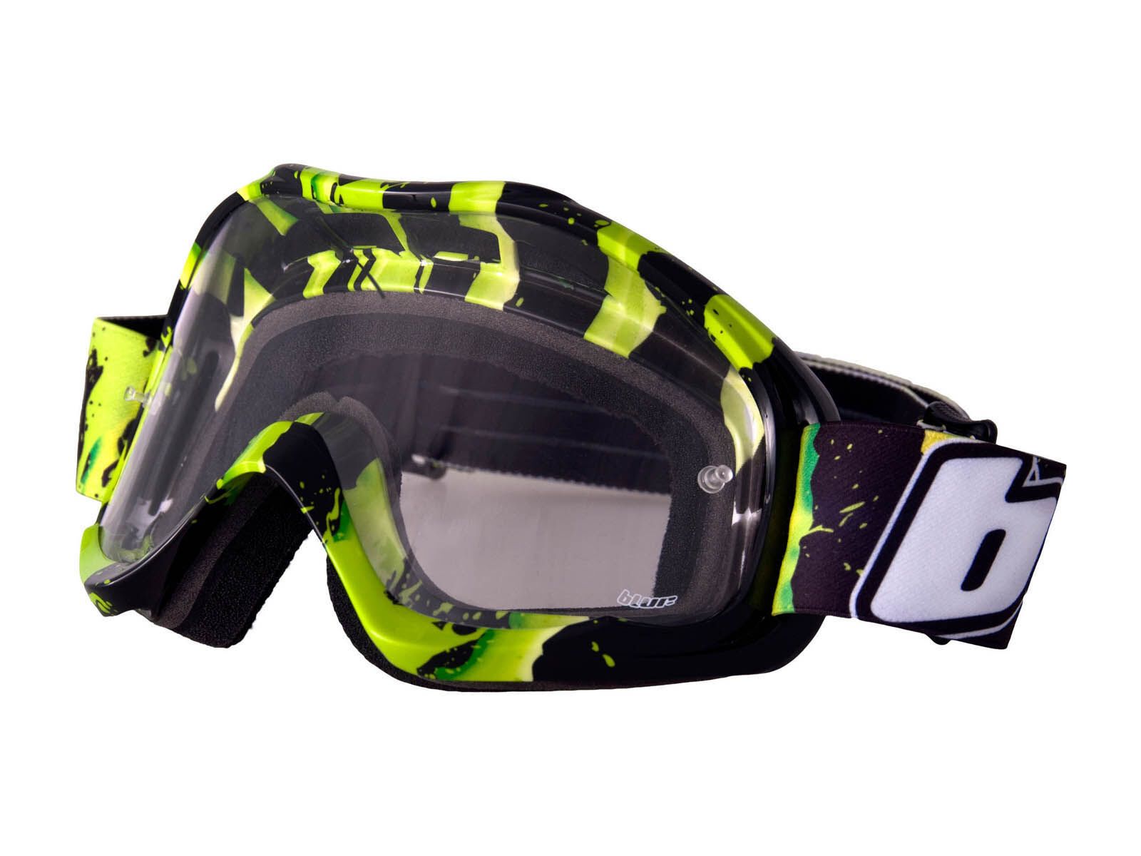 ONeal B1 Goggle, Crawler black/green - Bild 1