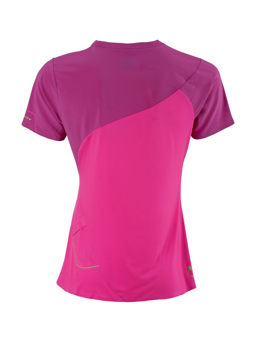 Scott Womens Trail Tech 10 s/sl Shirt, berry purple/bright pink - Bild 2