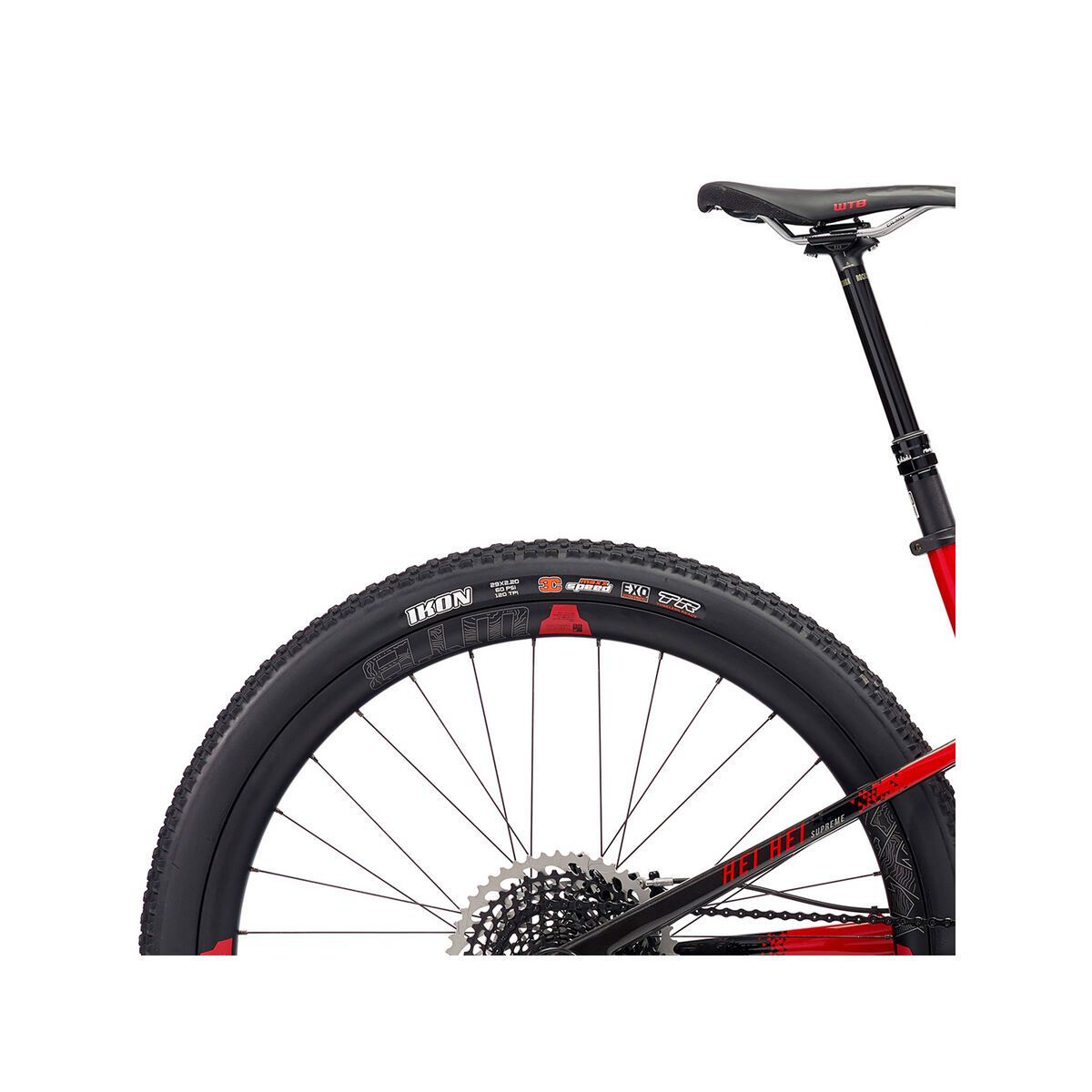 Kona Hei Hei Supreme, gloss red & black w/ black, red & silver decals - Bild 6