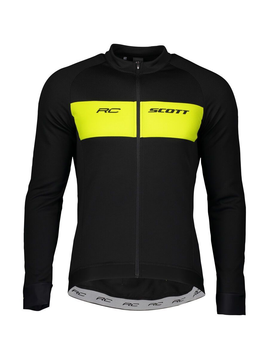 Scott RC Warm L/SL Shirt, black/sulphur yellow - Bild 1