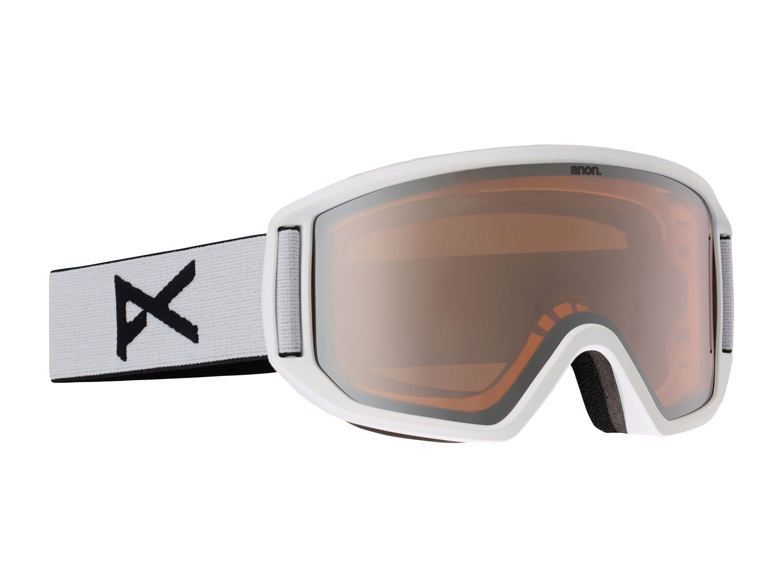 Anon Relapse + Spare Lens, white/silver amber - Bild 1