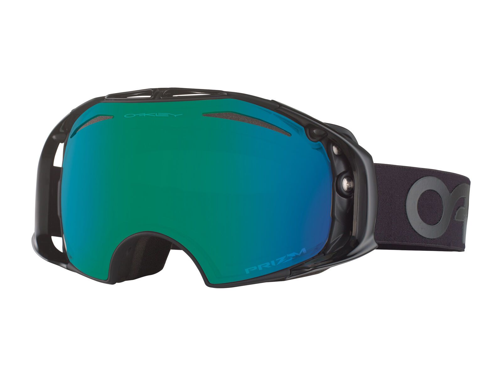 Oakley Airbrake, factory blakout/Lens: prizm jade iridium & hi yellow iridium - Bild 1