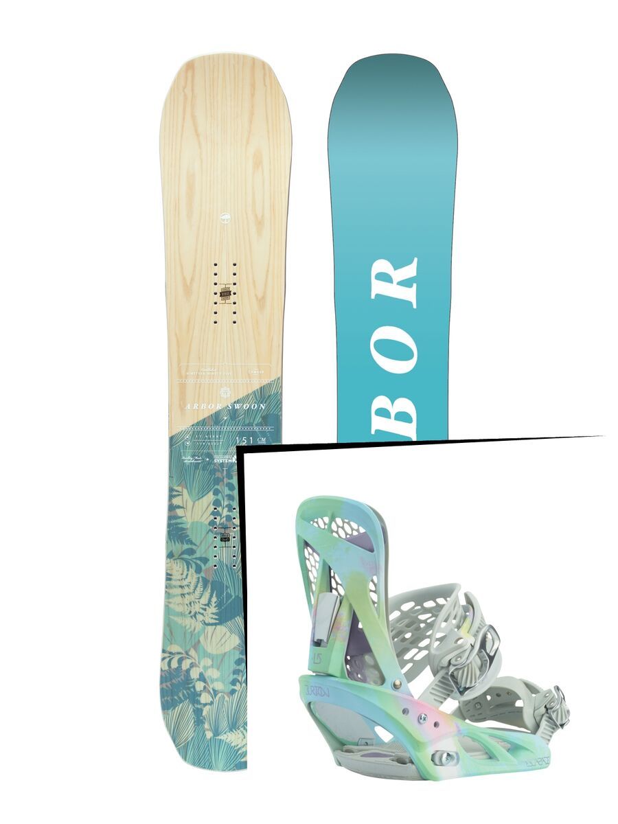 Set: Arbor Swoon Camber 2017 + Burton Escapade (1712751S) - Bild 1
