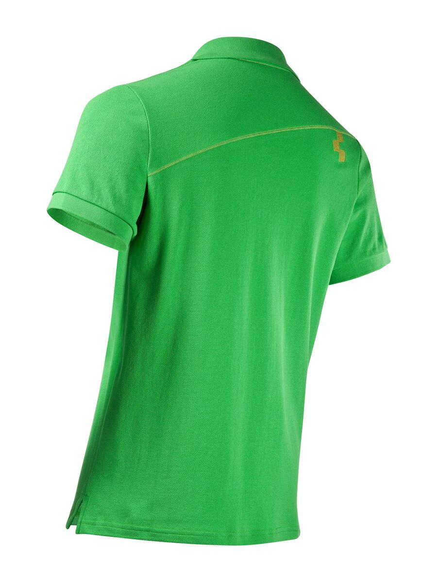 Cube Polo Shirt Diagonal, green - Bild 2
