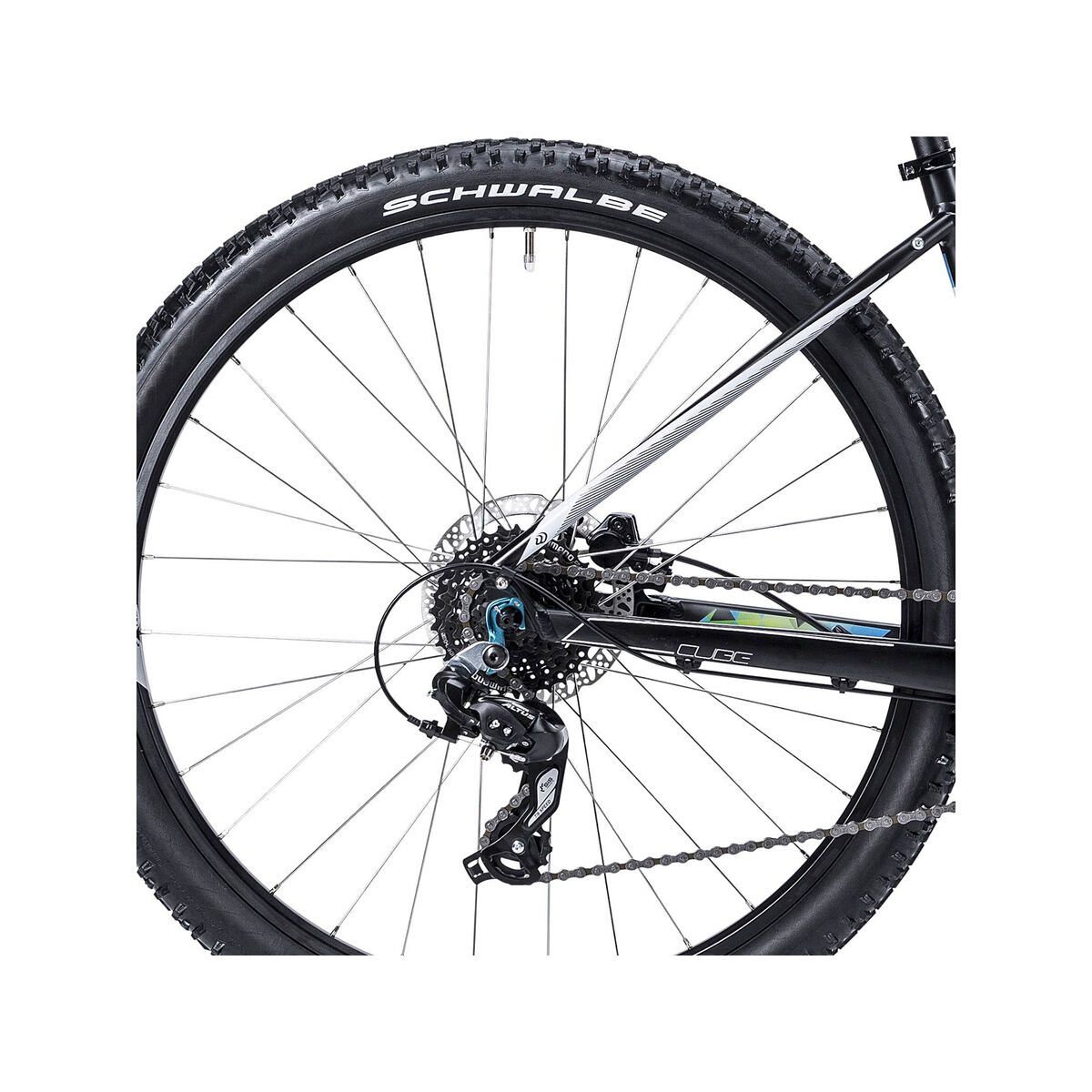 Cube Access WLS Disc 27.5, black/caribbeanblue - Bild 4