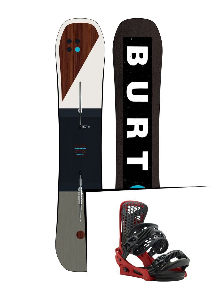 Set: Burton Custom Flying V 2019 +  Genesis (1930972S) - Bild 1