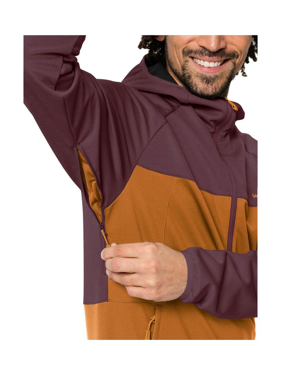 Vaude Men's Tremalzo Softshell Jacket, dark oak - Bild 4