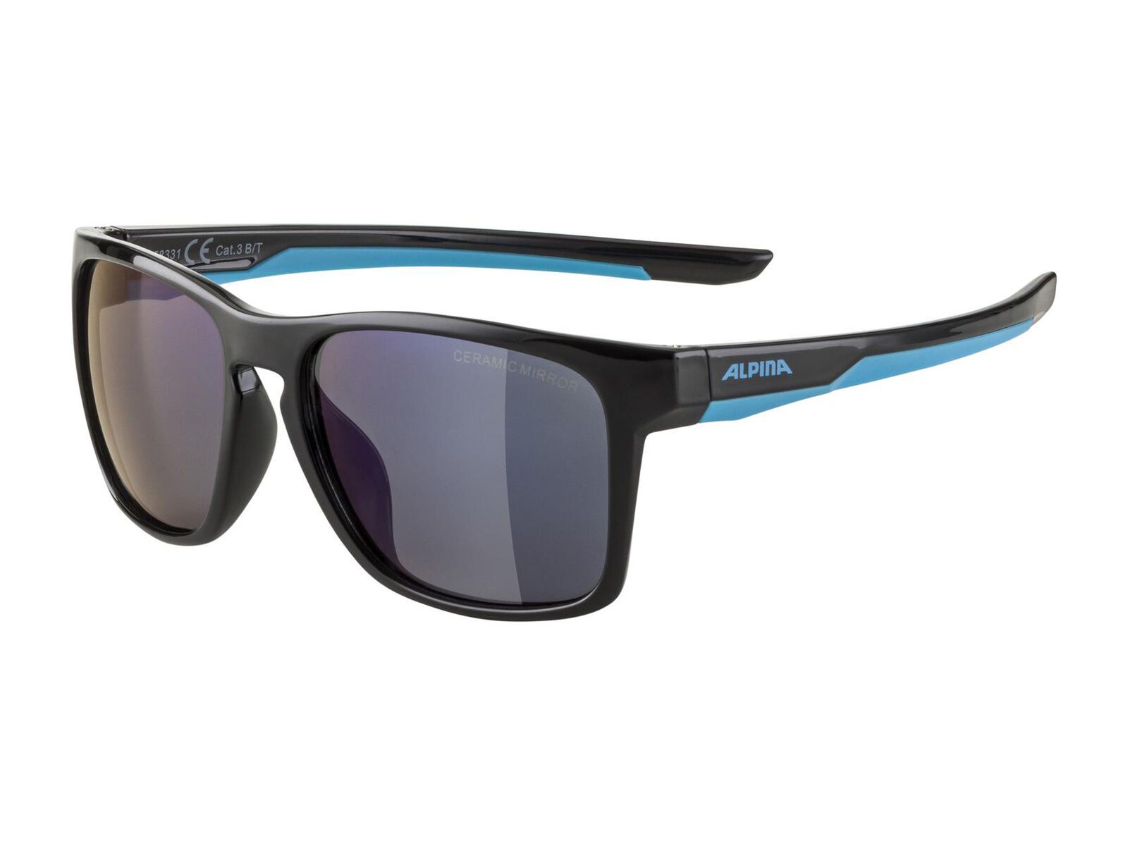 Alpina Flexxy Cool Kids I, Blue Mirror / black-cyan gloss - Bild 1