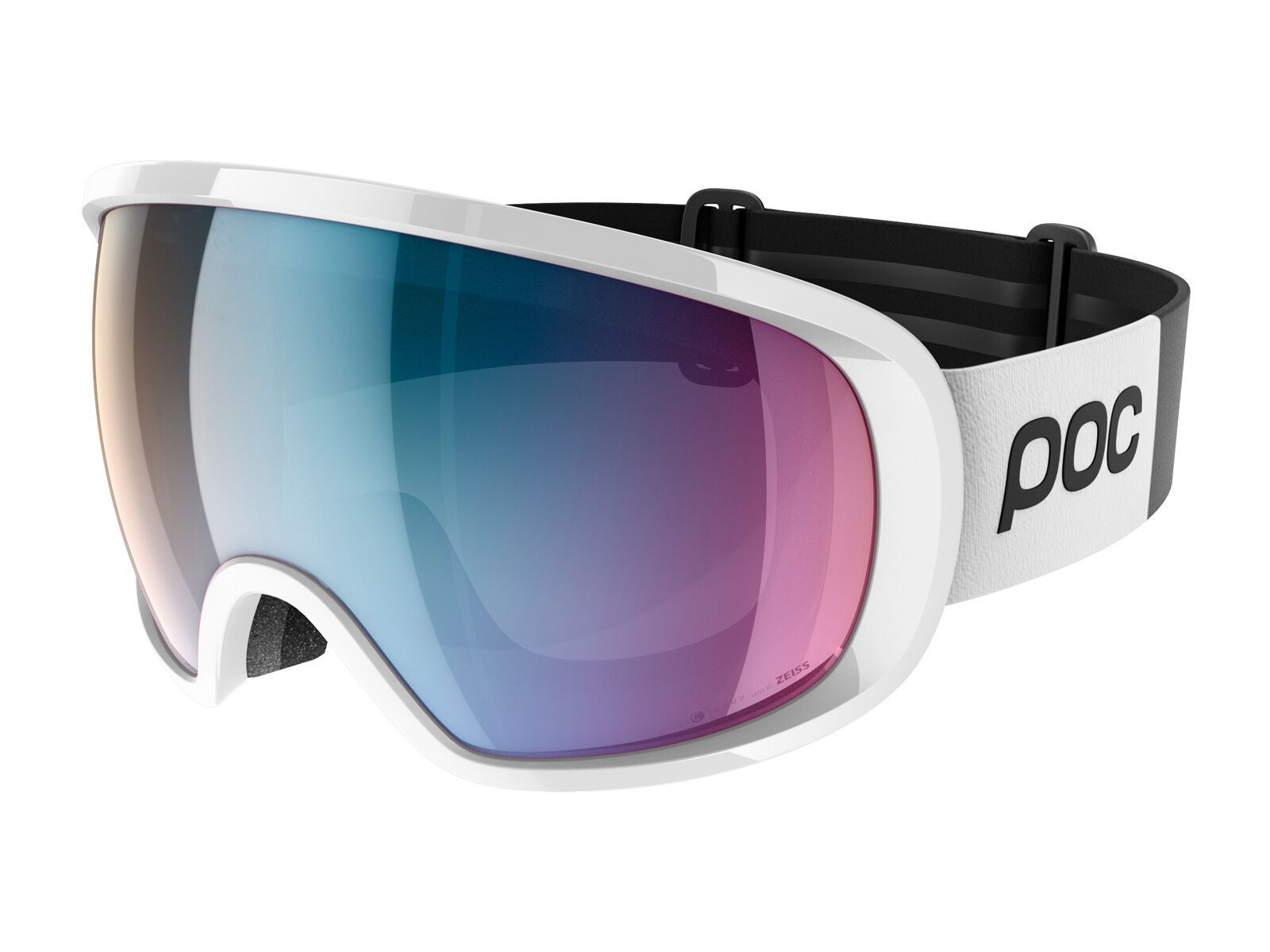 POC Fovea Clarity Comp, hydrogen white/Lens: spektris pink - Bild 1