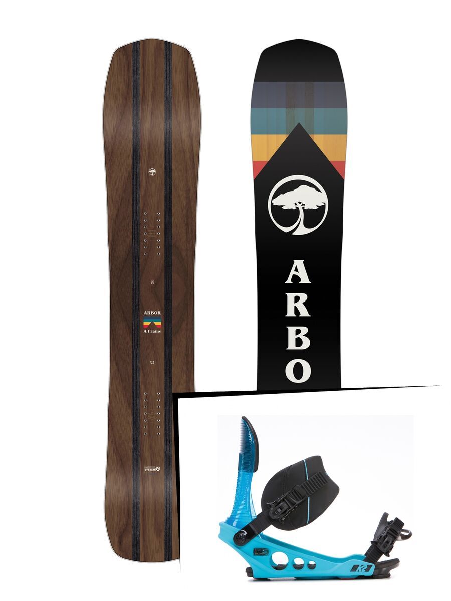 Set: Arbor A-Frame 2019 + K2 Lien FS blue - Bild 1