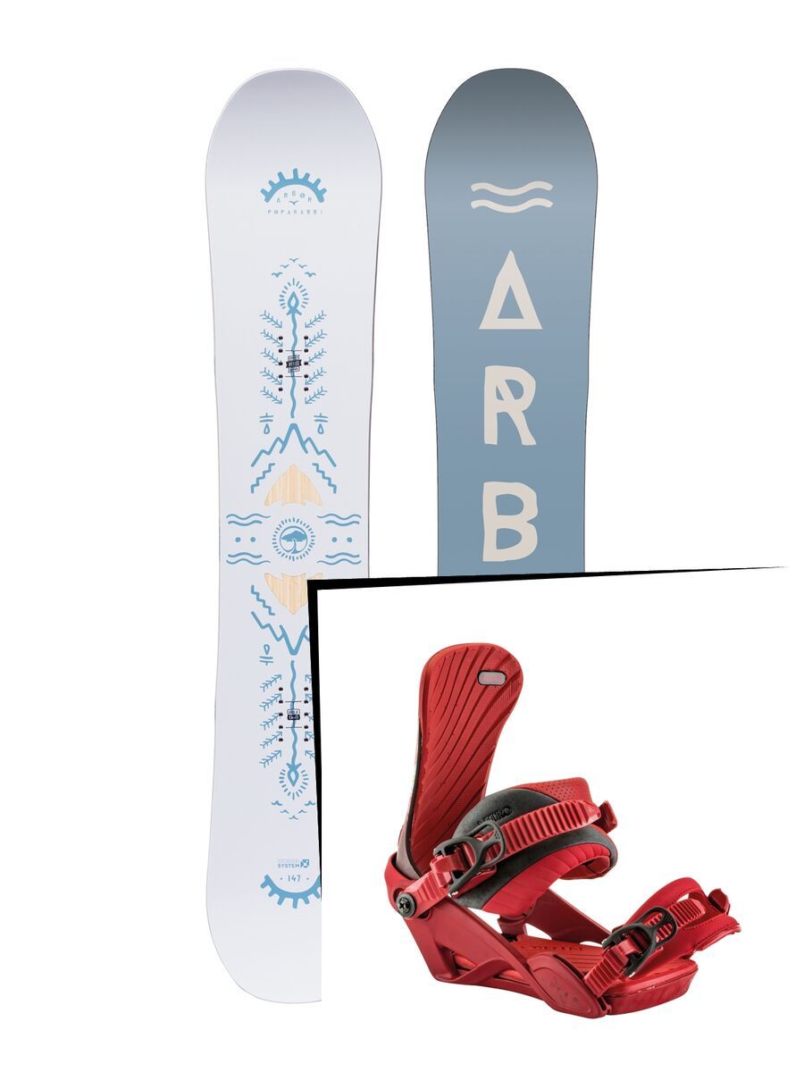 Set: Arbor Poparazzi 2017 + Nitro Ivy (1691173S) - Bild 1