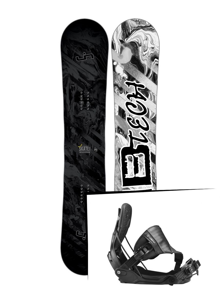 Set: Lib Tech Sk8 Banana 2017 + Flow Five Hybrid (1718390S) - Bild 1