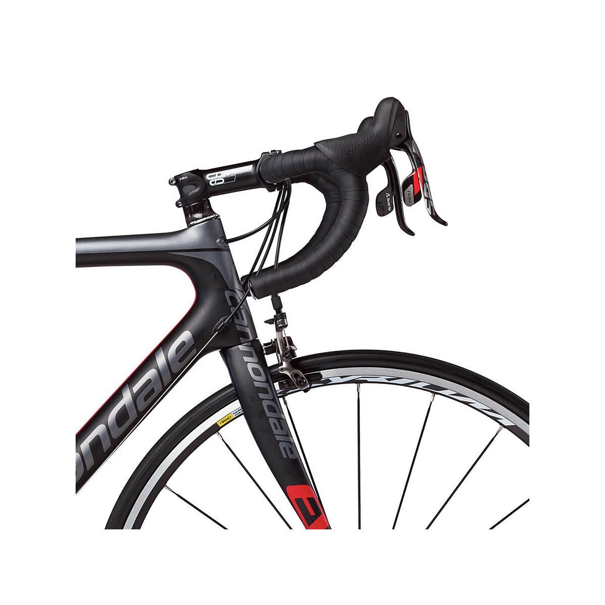 *** 2. Wahl *** Cannondale SuperSix Evo 2 Red 2013, exposed carbon w/ charcoal gray matte - Rennrad | Rahmenhöhe 58 cm | Bild 5