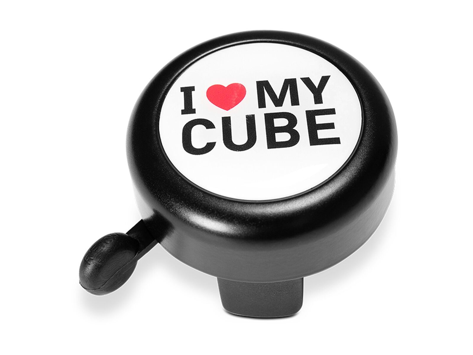 Cube Fahrradklingel I Love My Cube, black´n´white´n´red - Bild 1