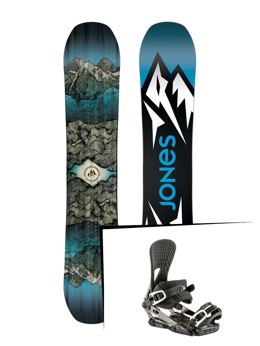 Set: Jones Mountain Twin 2019 + Nitro Machine dark night - Bild 1