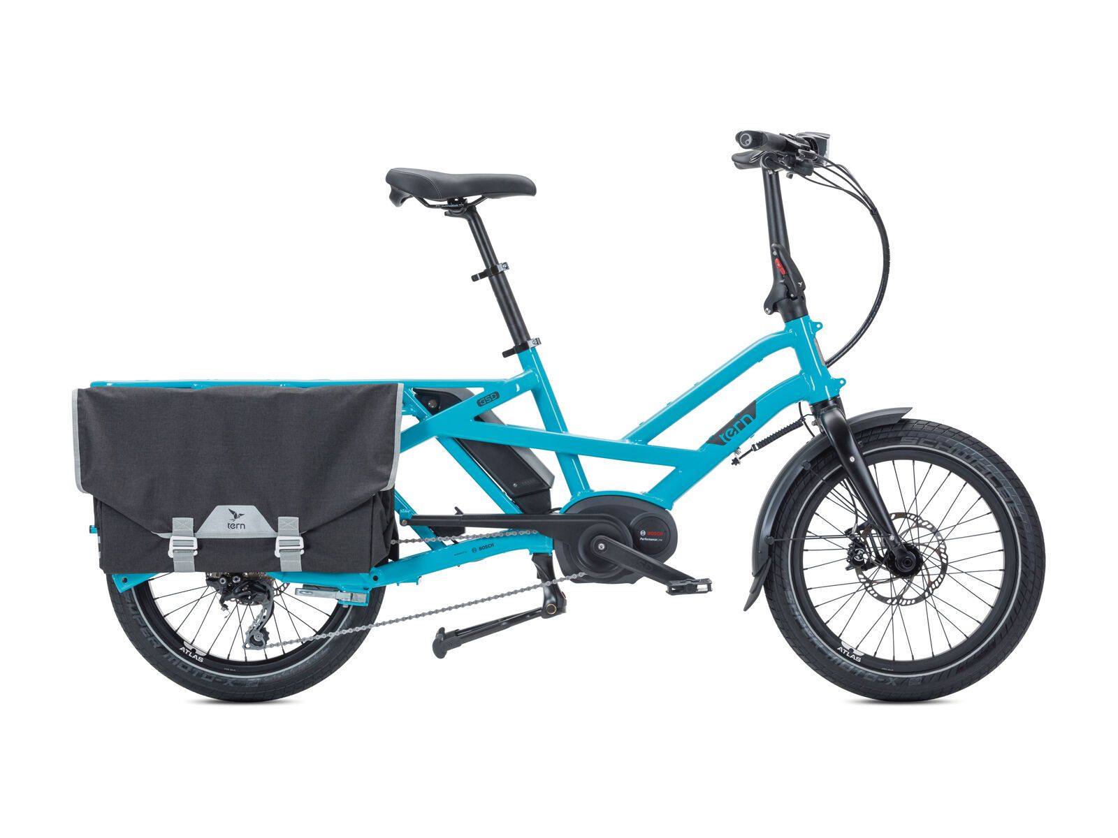 Tern GSD S10 Lastenrad, gloss beetle blue - Bild 1