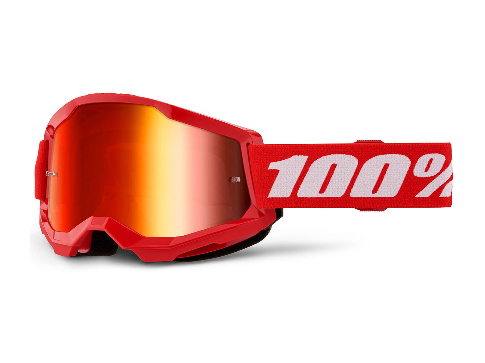 100% Strata 2 Goggle - Red Mirror red HU-GOG-1061/13/unis