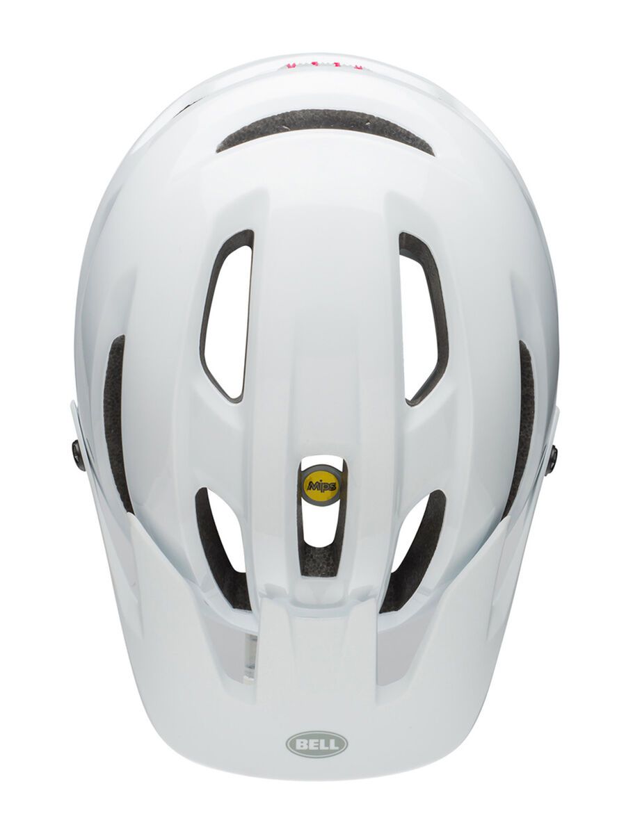 Bell Hela Joy Ride MIPS, matte/gloss white/cherry fibers - Bild 6
