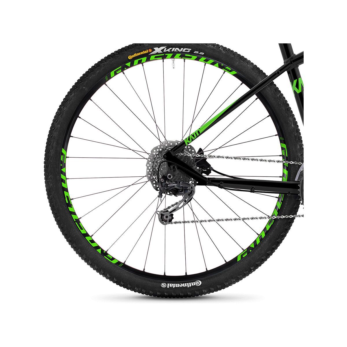 Ghost Kato 4.9 AL, night black/riot green - Bild 5