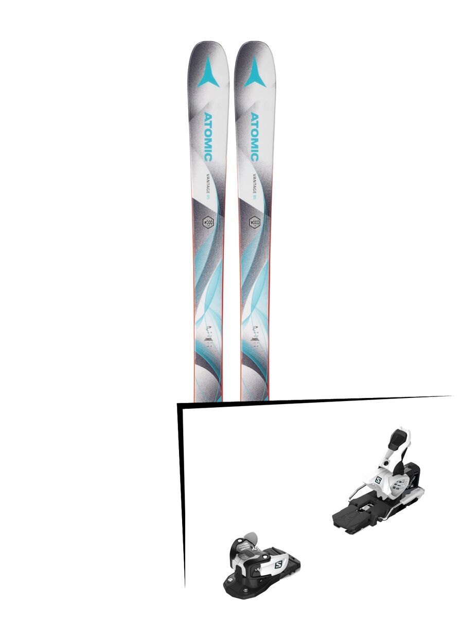 Set: Atomic Vantage 85 W 2018 + Salomon Warden MNC 13 white/black - Bild 1
