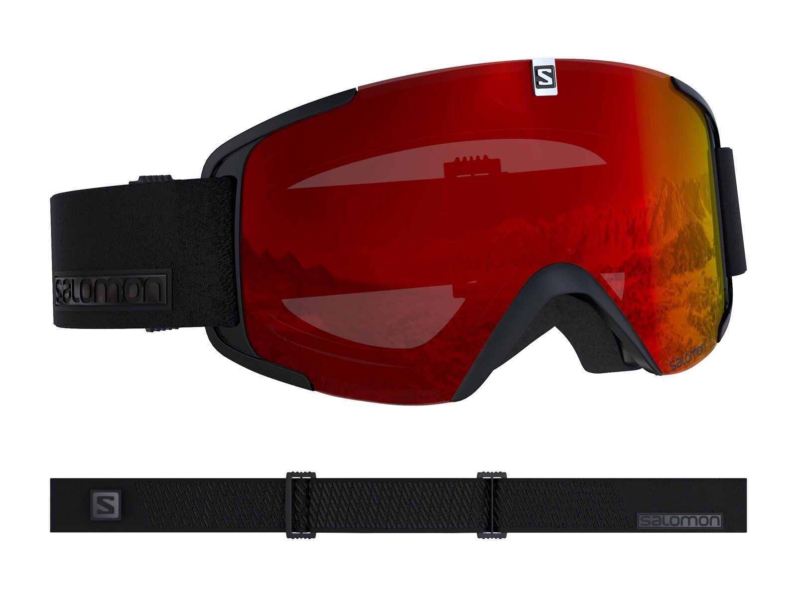 Salomon XView, black/Lens: ml mid red - Bild 3