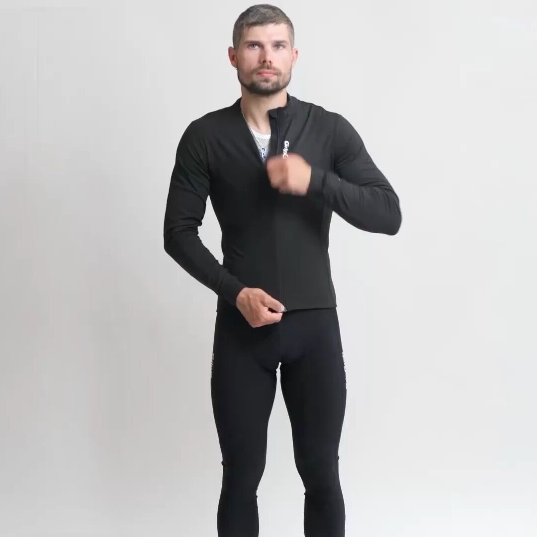 GripGrab RIDE Thermal Long Sleeve Jersey, dark red - Video 12