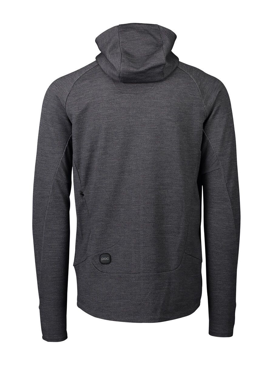 POC M's Merino Zip Hood, sylvanite grey melange - Bild 2