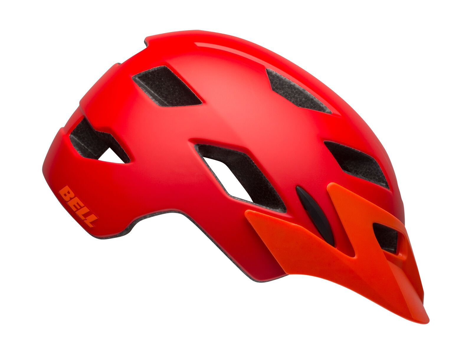 Bell Sidetrack Youth, matte red/orange - Bild 3