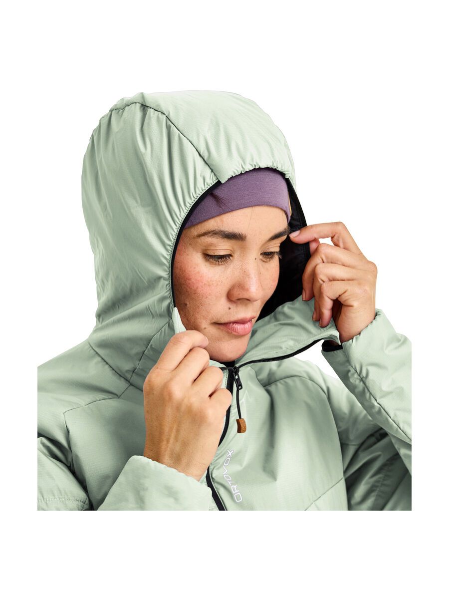 Ortovox Swisswool Piz Duan Jacket W, green acid - Bild 8