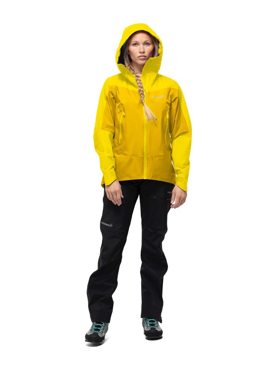 Norrona falketind Gore-Tex Jacket W's, blazing yellow/sulphur - Bild 3