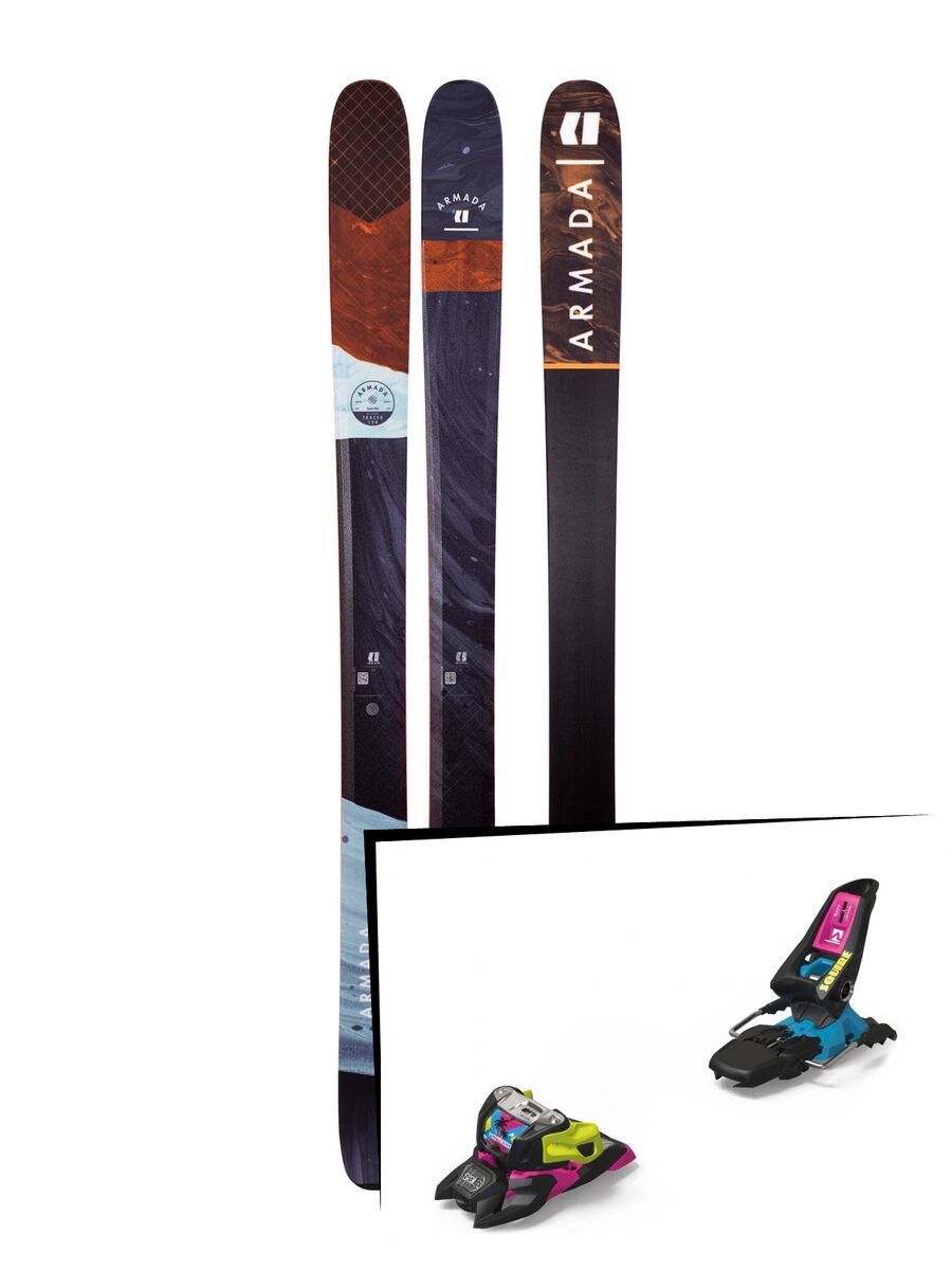 Set: Armada Tracer 108 2019 + Marker Squire 11 ID black/pink/blue - Bild 1