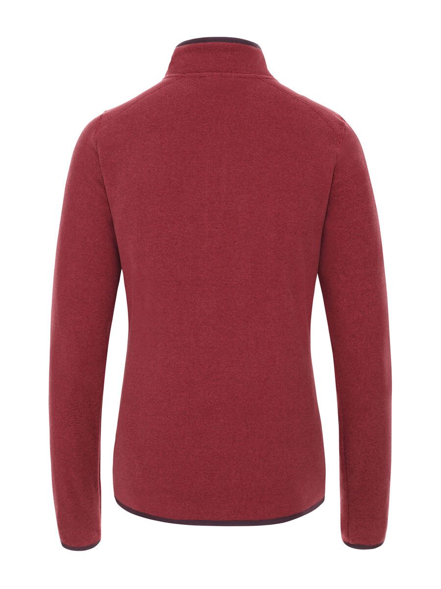 The North Face Women's 100 Glacier 1/4 Zip, root brown/pomegranate stripe - Bild 2