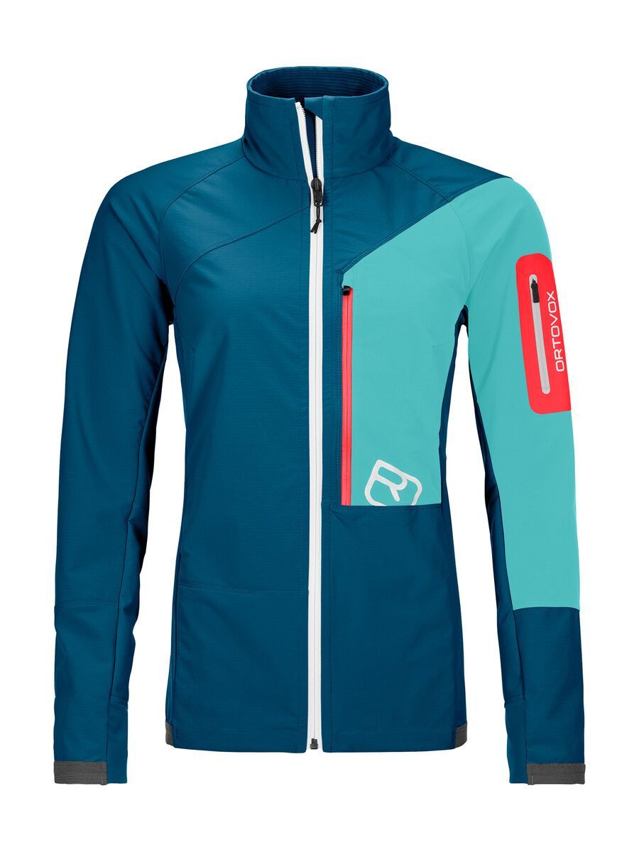 Ortovox Merino Airsolation Berrino Jacket W, petrol blue - Bild 1