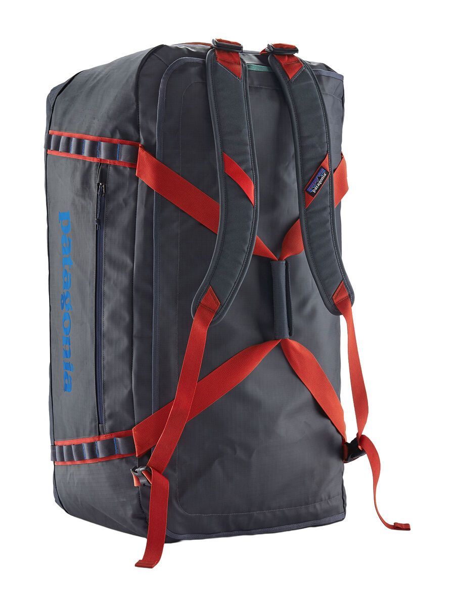 Patagonia Black Hole Duffel 100L, smolder blue w/amanita red - Bild 2