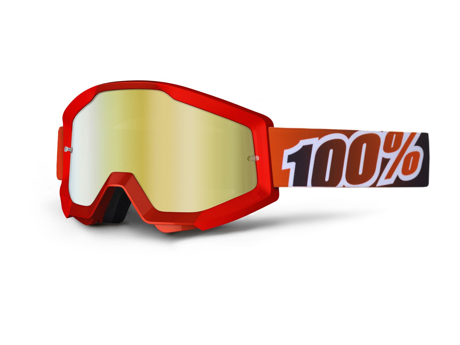 100% Strata, fire red/Lens: mirror gold - Bild 1