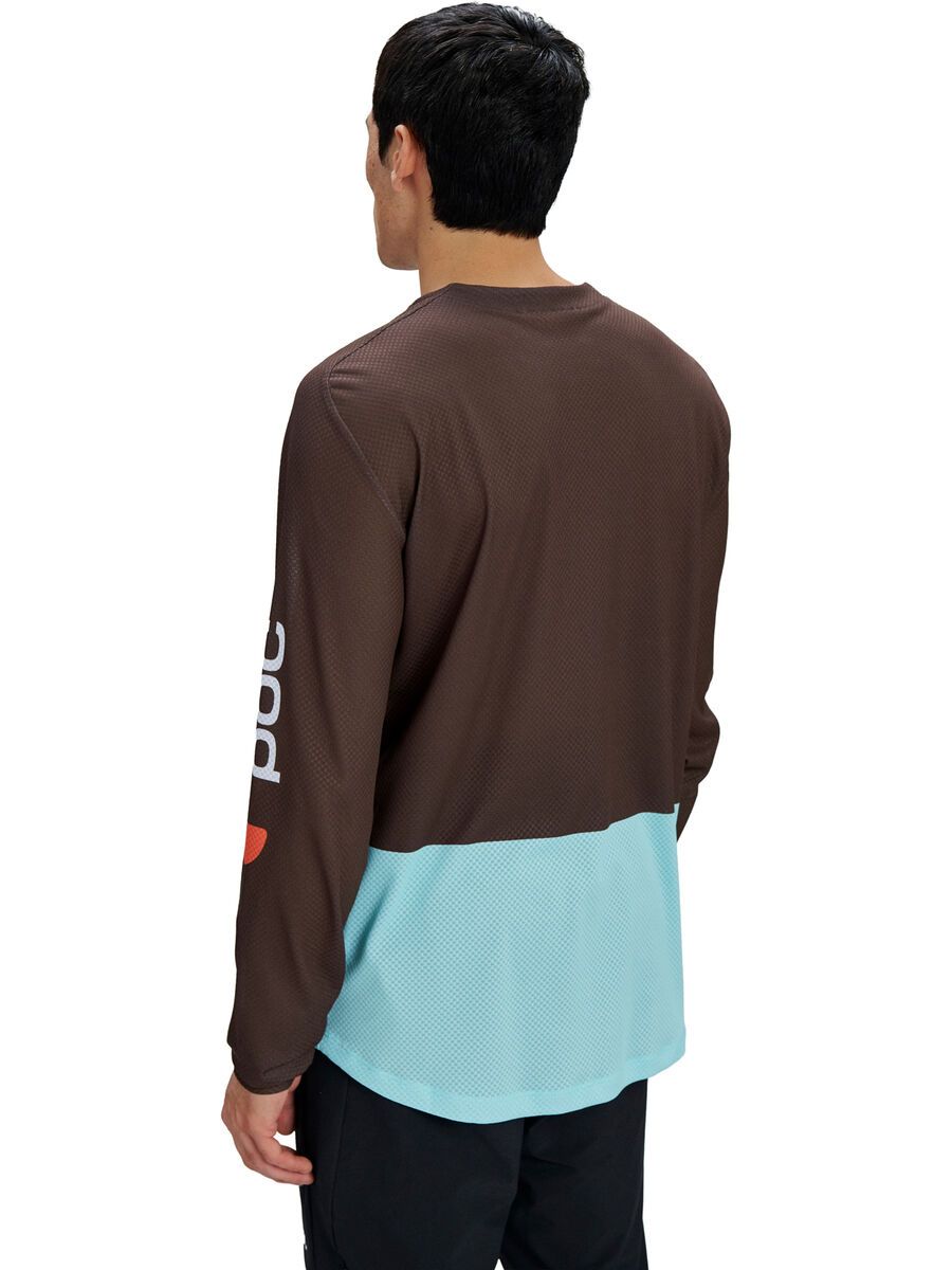 POC M's Motion Air Long Sleeve MTB Jersey, bronzite brown/lazurite blue - Bild 4
