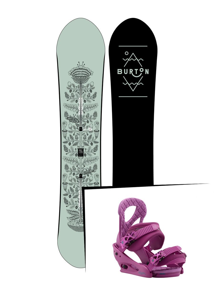 Set: Burton Day Trader 2019 +  Stiletto (1931124S) - Bild 1